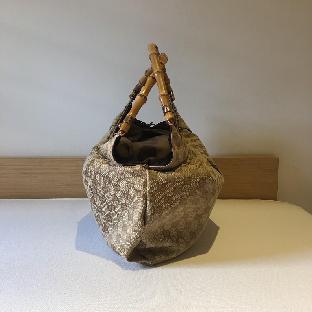 vintage gucci bag with bamboo handle