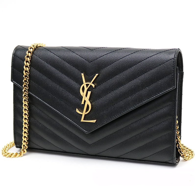 ysl clutch with chain