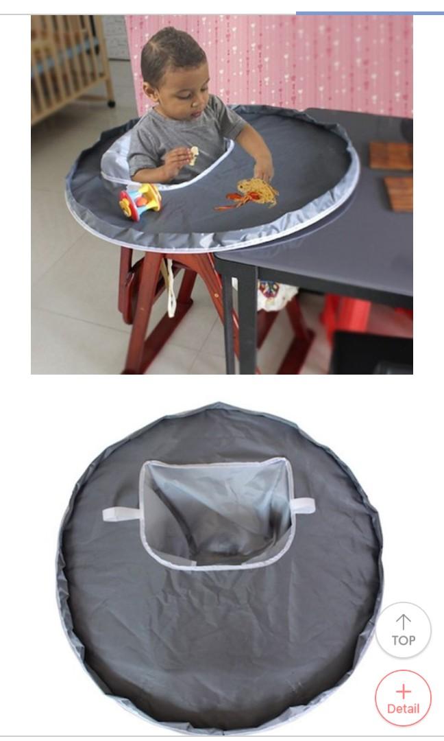 Baby high chair feeding mat round foldable waterproof Babies Kids Nursing Feeding Baby High Chairs on Carousell