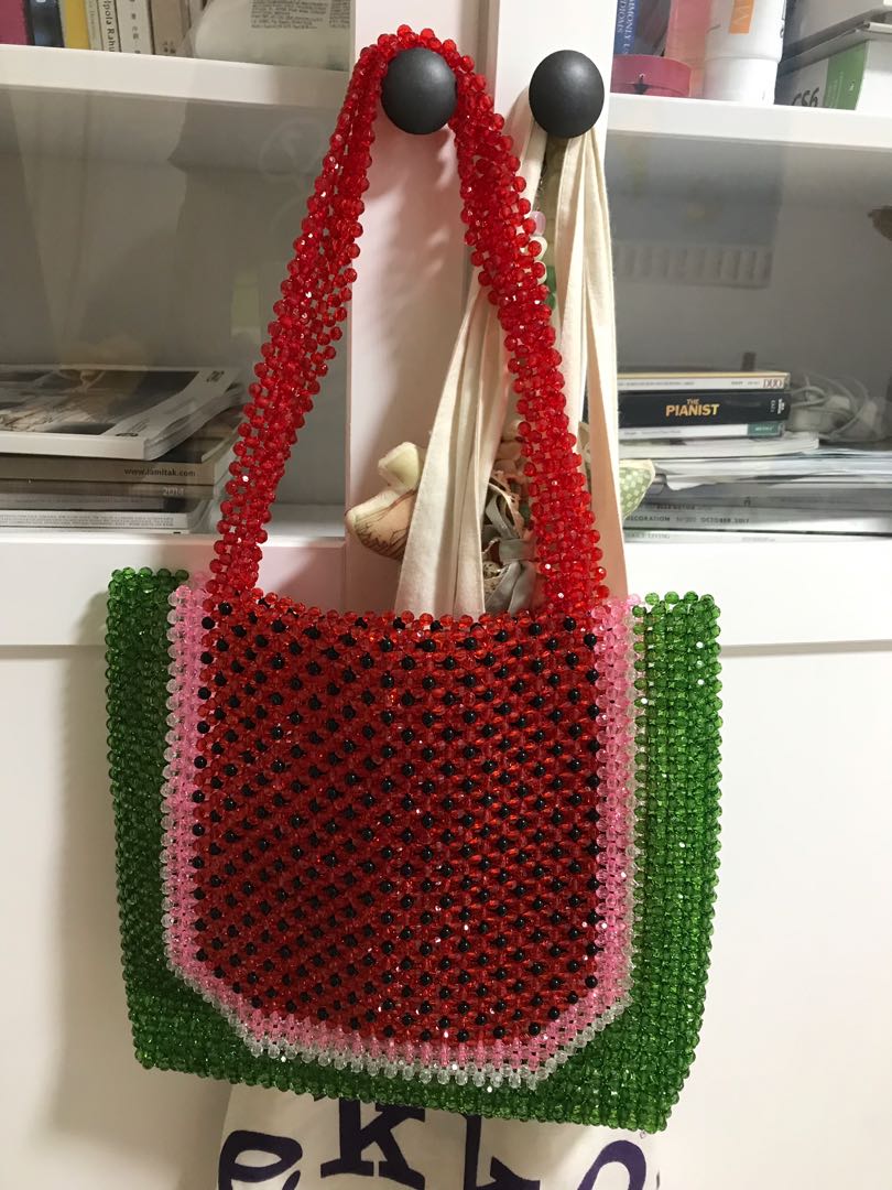 Beaded watermelon 2025 bag