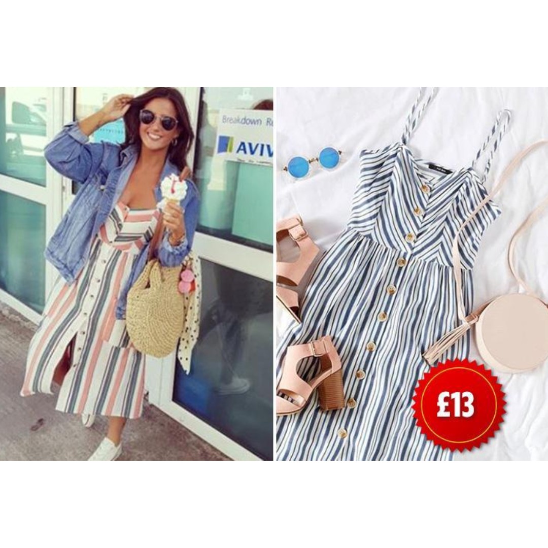 BNWOT PRIMARK Multi coloured Summer Striped It Dress Frock Women s Fashion Tops Sleeveless on Carousell
