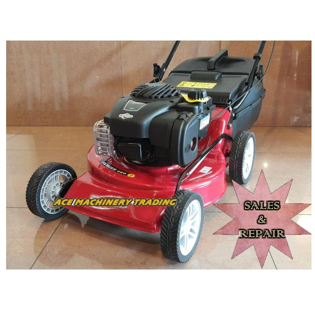 Briggs and Stratton B S 18 Petrol Gasoline Lawn Mower Mover OGAWA BODY
