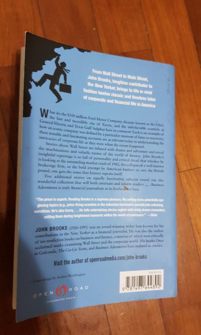 Business Adventures Twelve Classic Tales From The World Of Wall