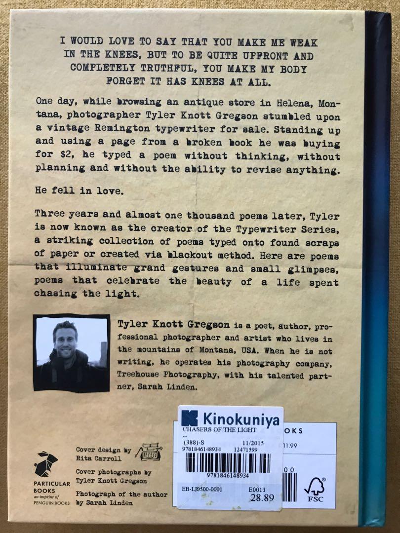 Chasers of the light Poems from the typewriter series, Hobbies & Toys