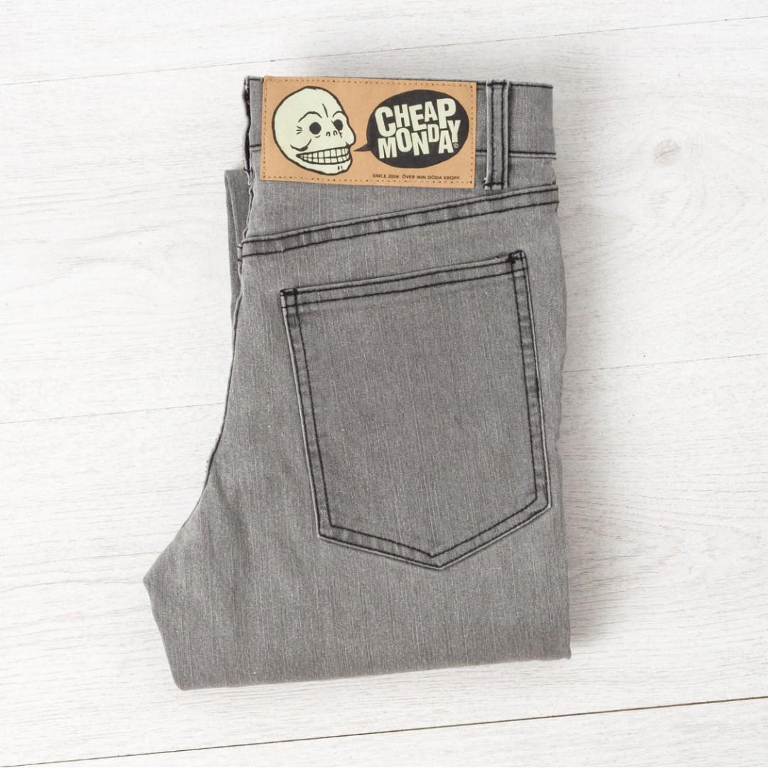 cheap monday grey jeans