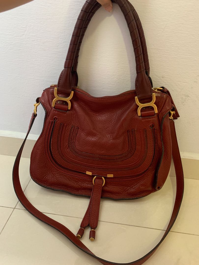 Chloe marcie bag red hotsell