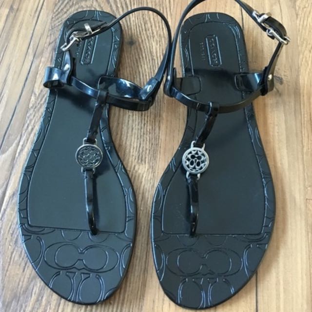 coach sandals jelly