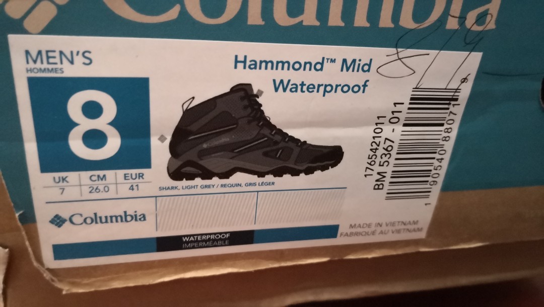 columbia hammond mid waterproof