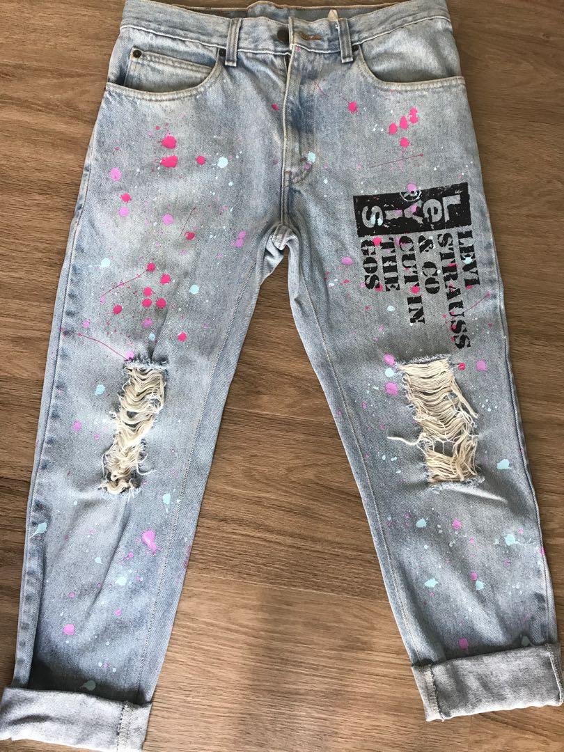 custom jeans