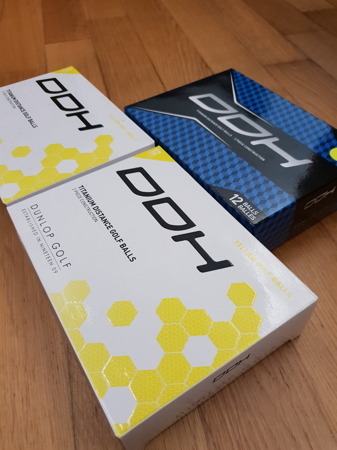 Dunlop DDH Titanium Distance Golf Balls, Sports Equipment, Sports