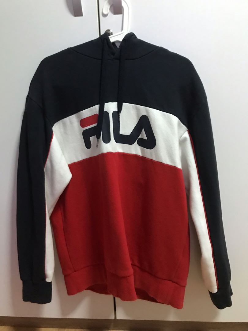 Fila tri colour hoodie 2025