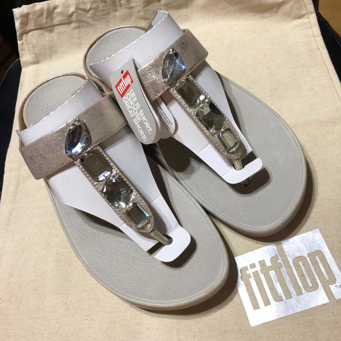 FITFLOP ROKA TOE THONG SANDALS 90 Women s Fashion Footwear Sandals on Carousell