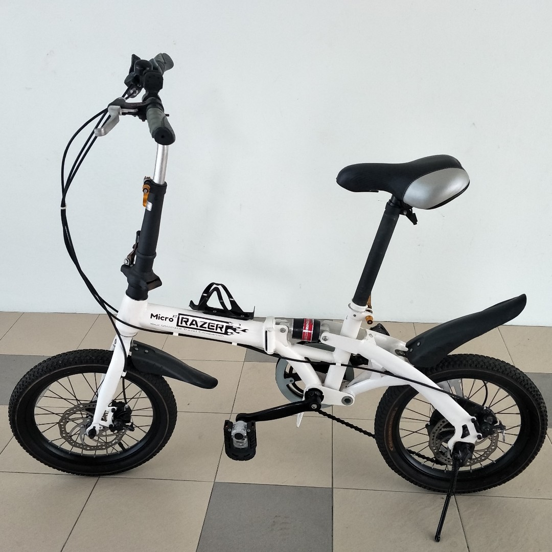 micro razer folding bike