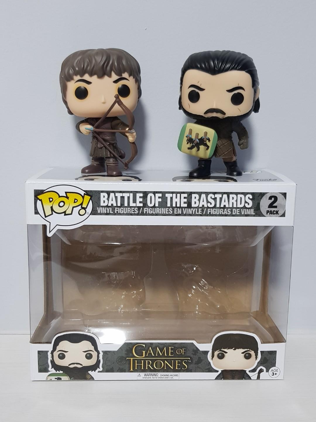 Funko Pop Game Of Thrones Battle Of The Bastards 2 Pack Jon