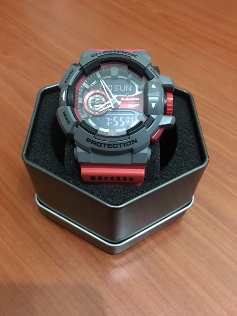 g shock ga 400 red