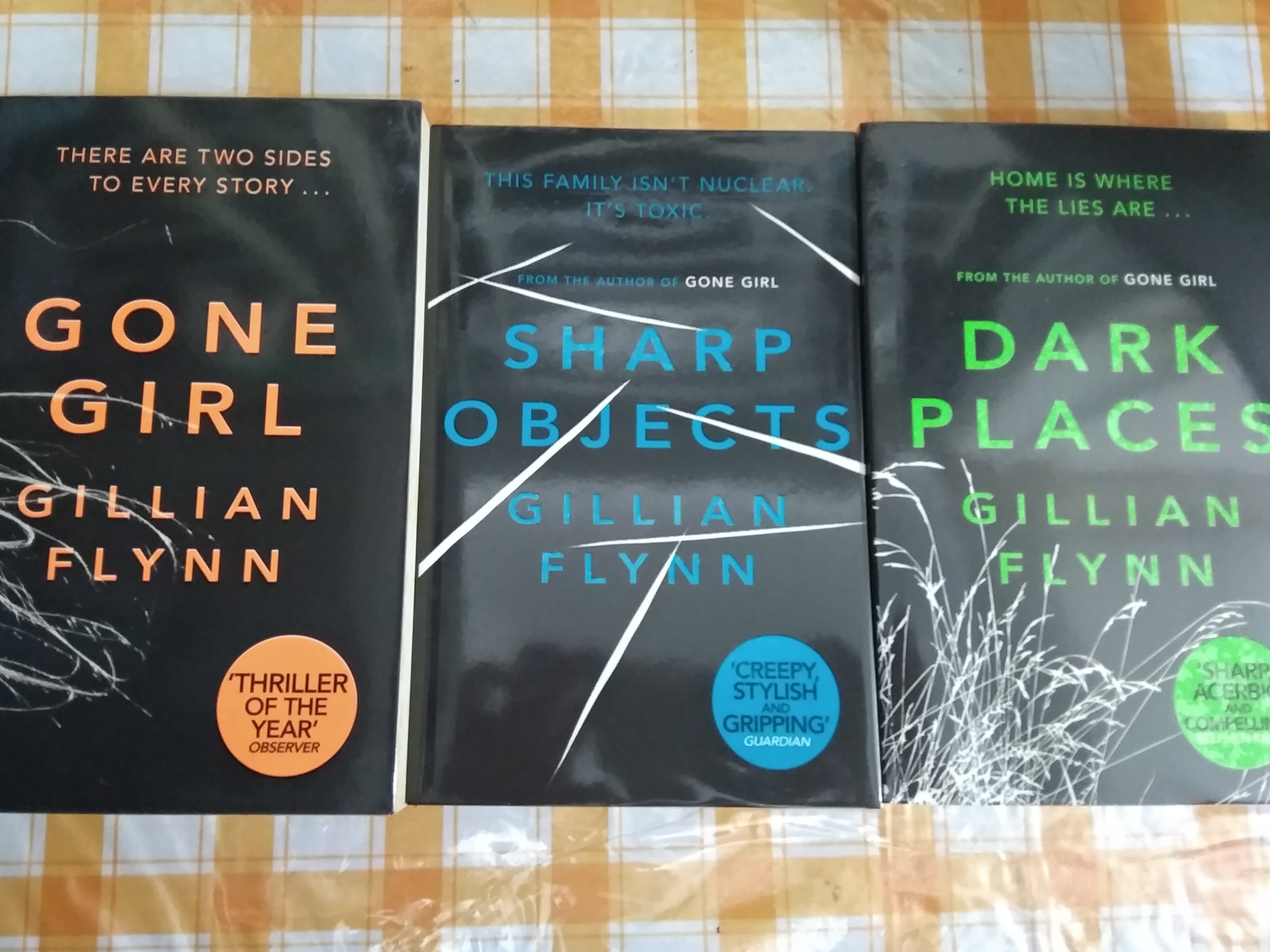 Gillian Flynn Series Books - Gone Girl, Sharp Object and Dark Places