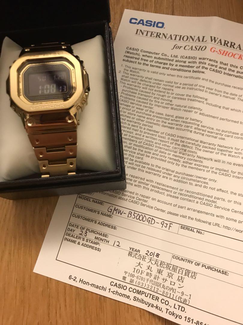 G Shock Gmw B5000gd 9jf Luxury Watches On Carousell G Shock Gmw B5000gd 9jf Luxury Watches On Carousell