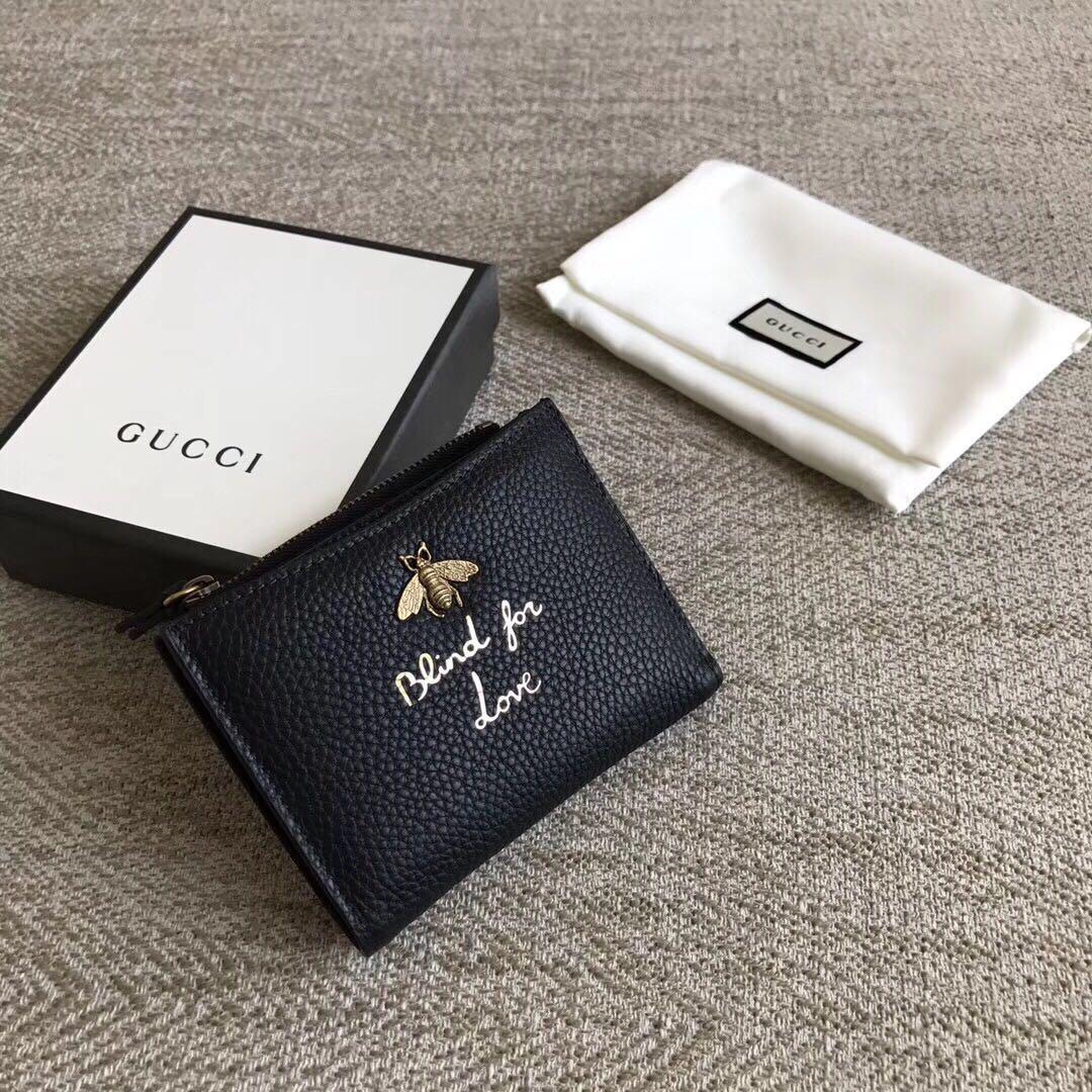 gucci animalier card case