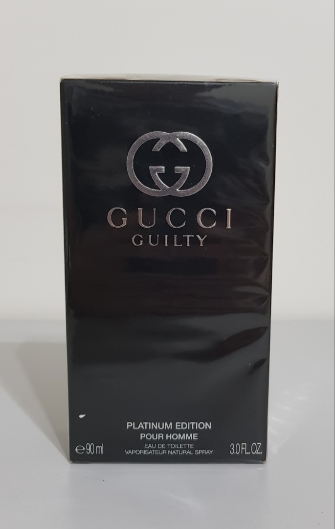 GUCCI GUILTY - PLATINUM EDITION POUR HOMME 90ML Men Perfume., Beauty \u0026  Personal Care, Fragrance \u0026 Deodorants on Carousell