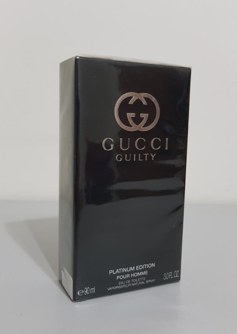 GUCCI GUILTY PLATINUM EDITION POUR HOMME 90ML Men Perfume