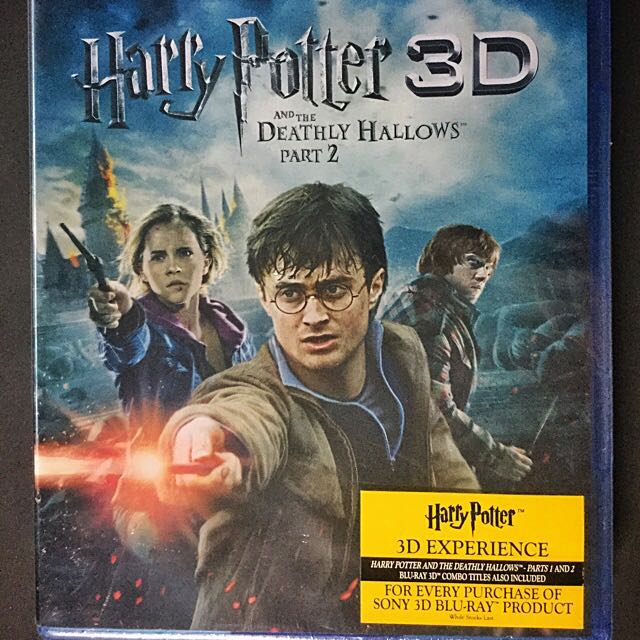Harry Potter And The Deathly Hallows Part 1 And 2 Blu Ray Dvd
