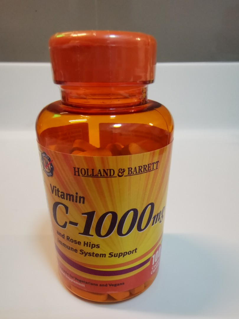 Holland & Barrett Vitamin C (100 caplets), Health & Nutrition, Health