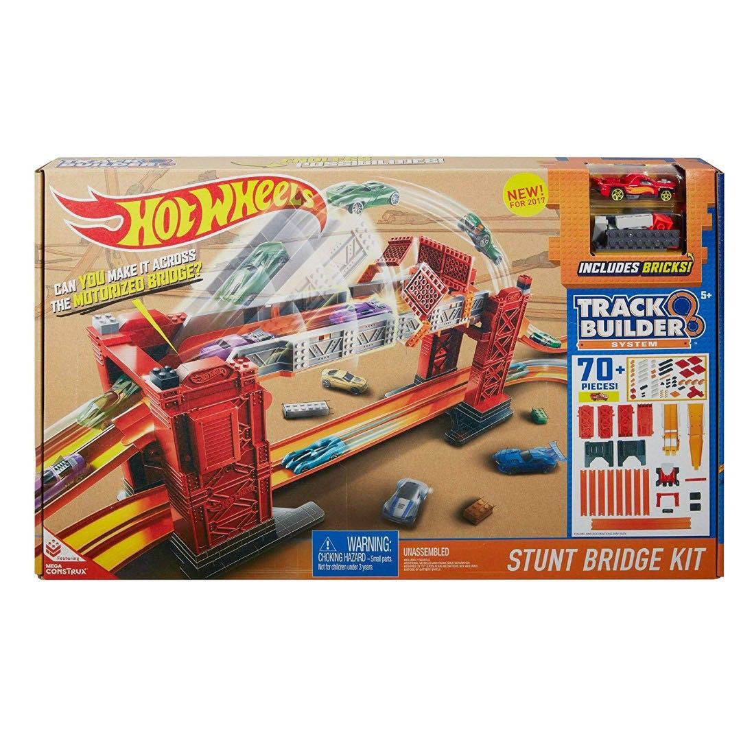 hot wheels track builder stunt kit