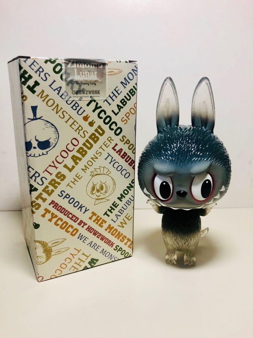 How2work x Kasing Lung Zimomo Labubu Lunar 透明漸變版Sofubi Vinyl