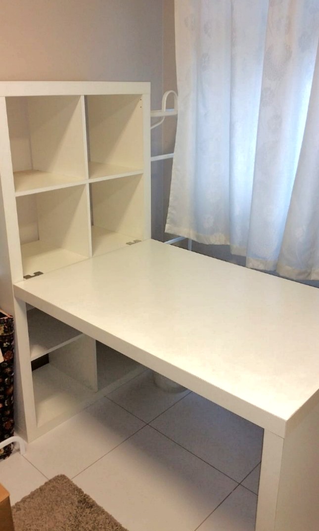 IKEA DESK & SHELF COMBINATION, Furniture & Home Living, Furniture