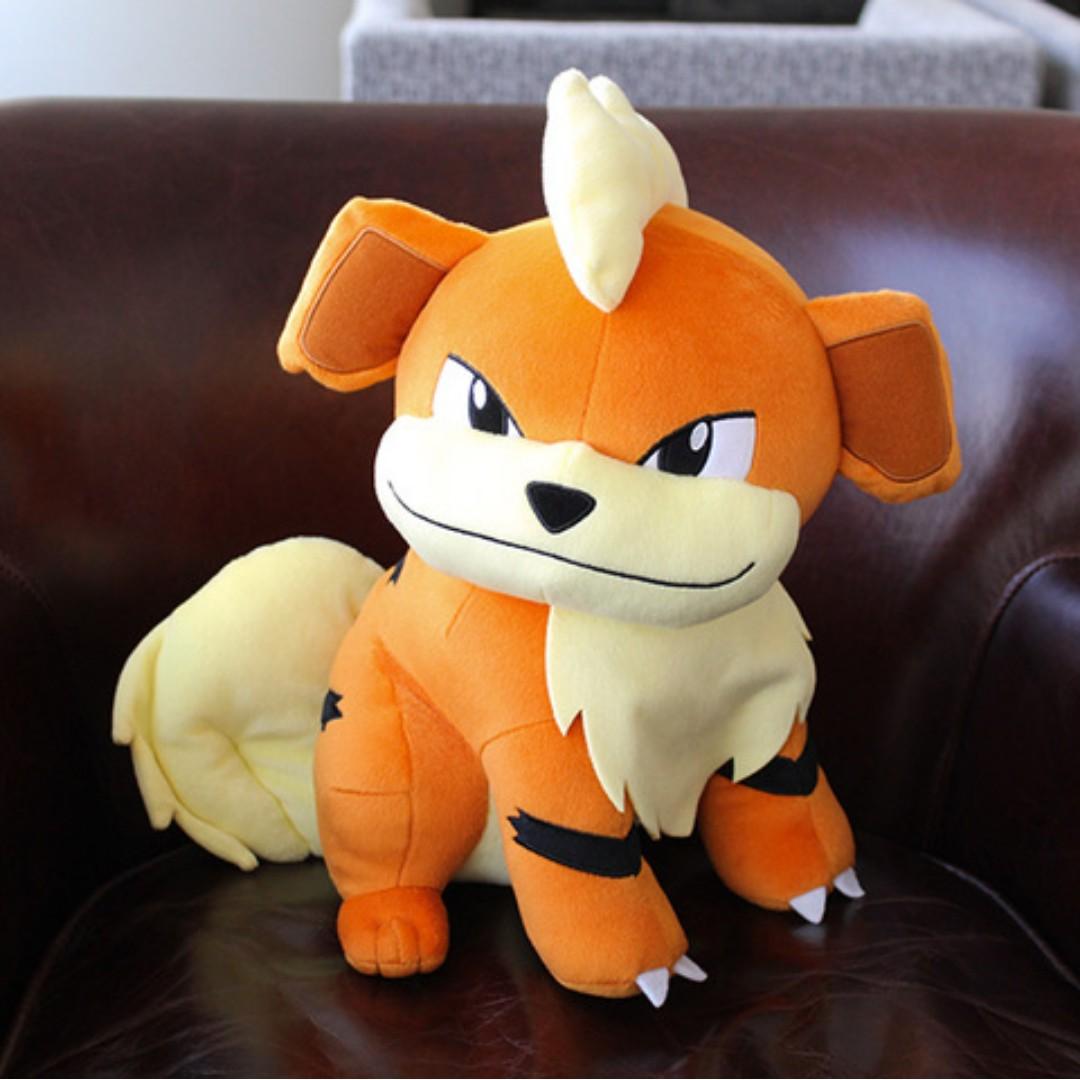 pokemon growlithe plush