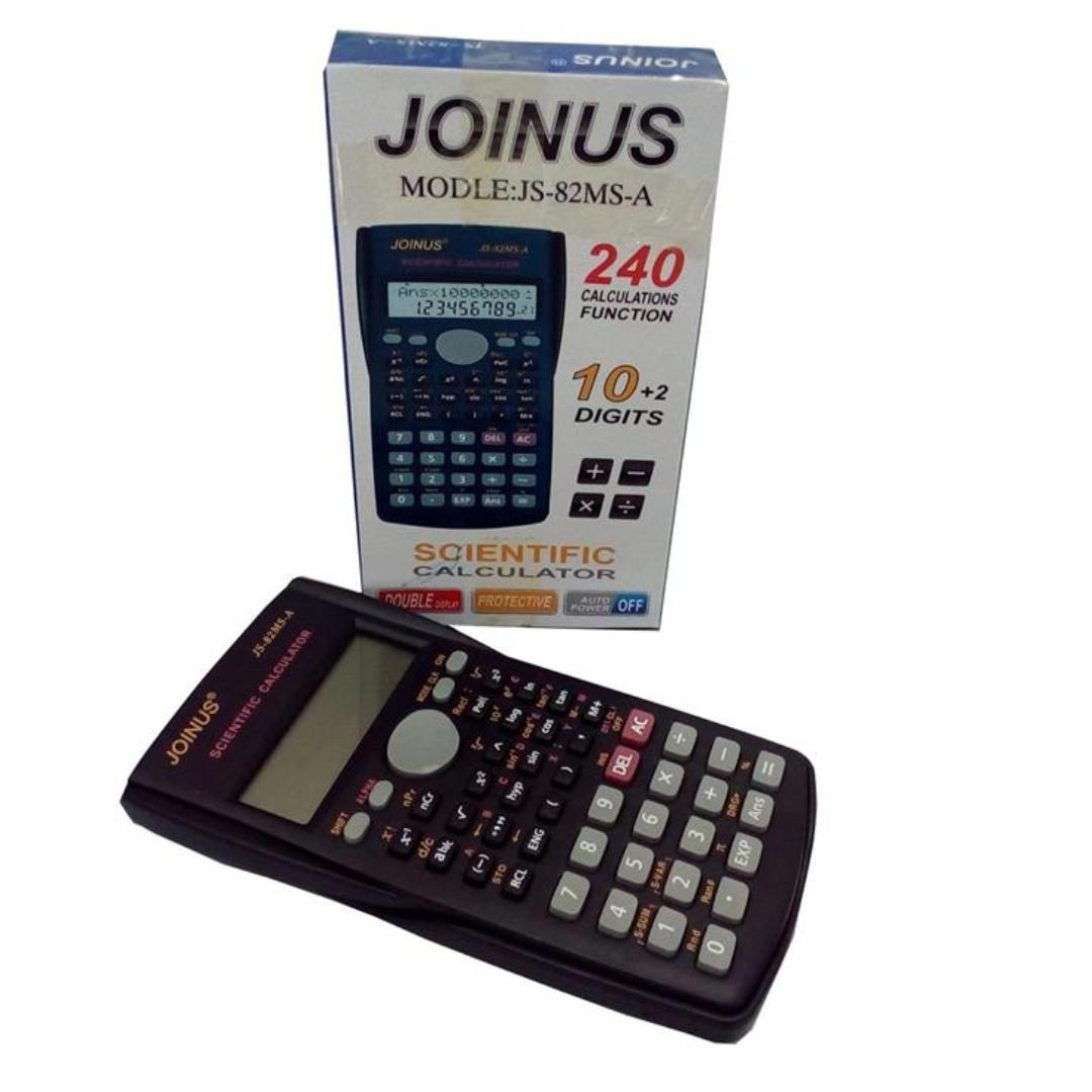 Handheld Multi-Function 2-Line Display Digital LCD Scientific Calculator Black 3.3 x 6.1 x 0.5 JOINUS JS-82MS-A