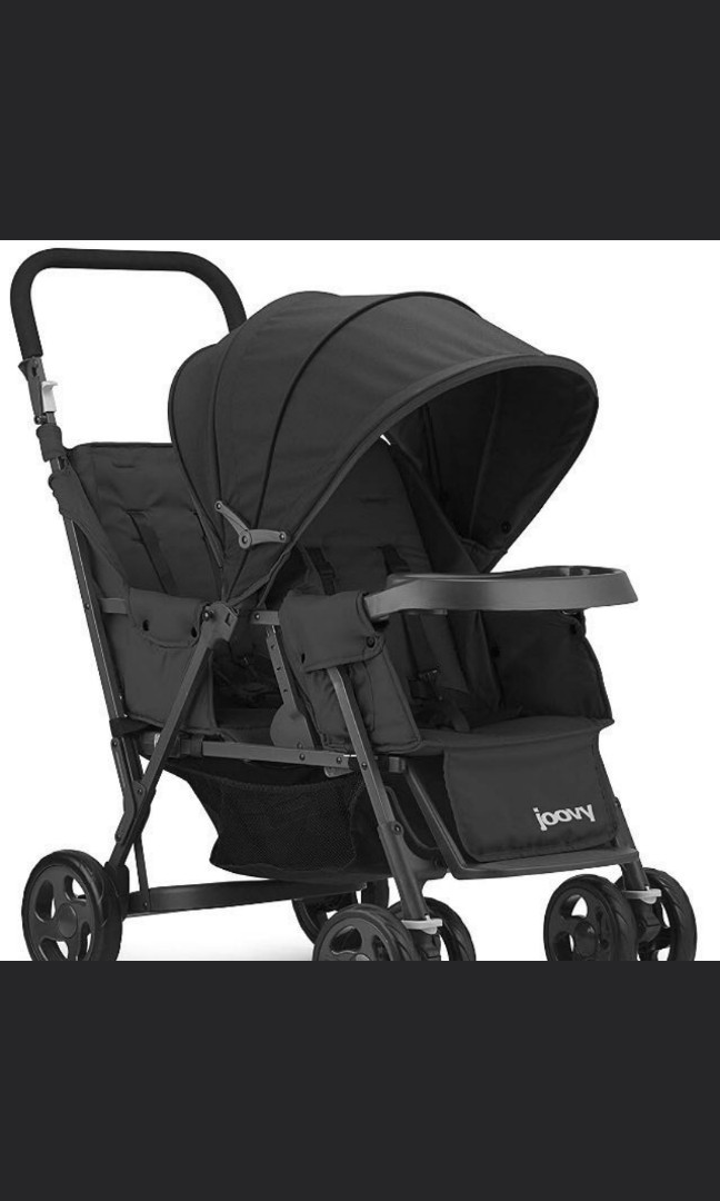 Joovy Caboose Graphite Double Stroller Joovy Graphite Caboose