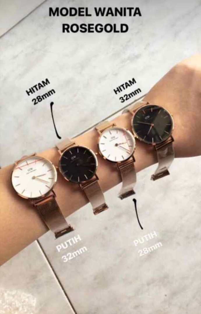 Ukuran deals jam dw