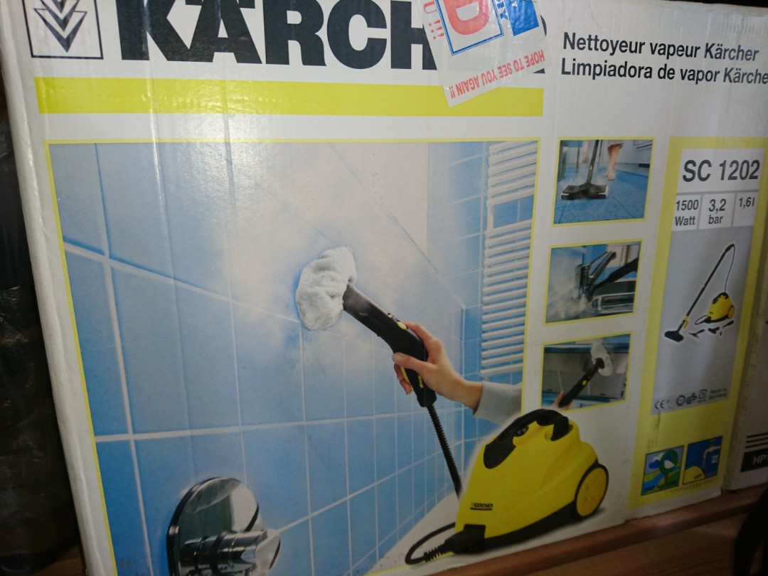 Karcher steam cleaner and clothes steamer, Furniture & Home Living