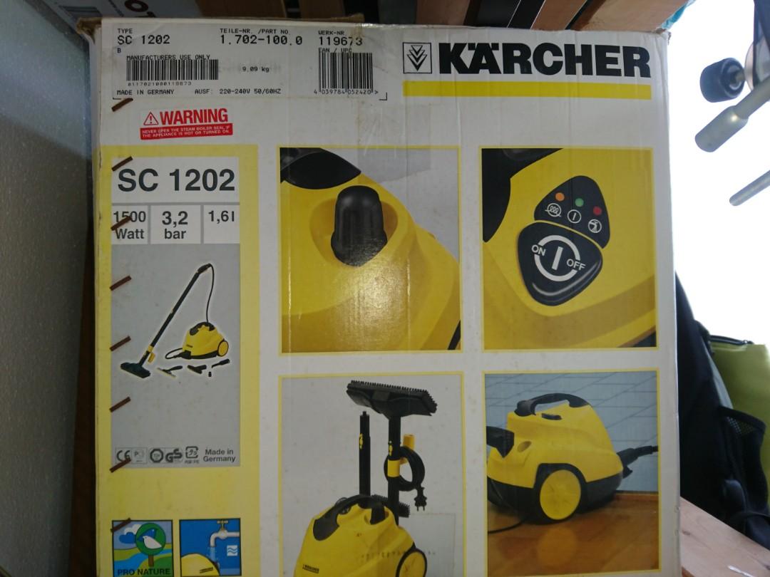 Karcher steam cleaner and clothes steamer, Furniture & Home Living