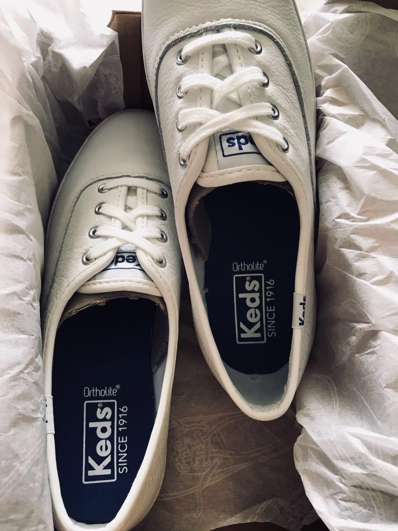 Champion white leather shoes top