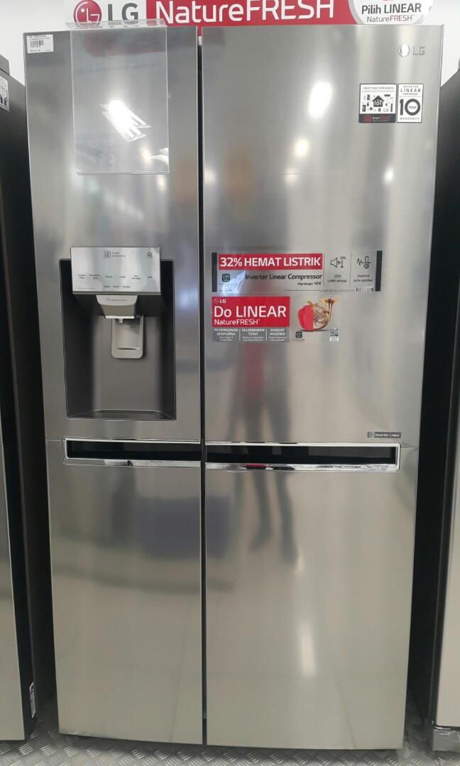 Kulkas Lg Side By Side Kitchen Appliances Di Carousell