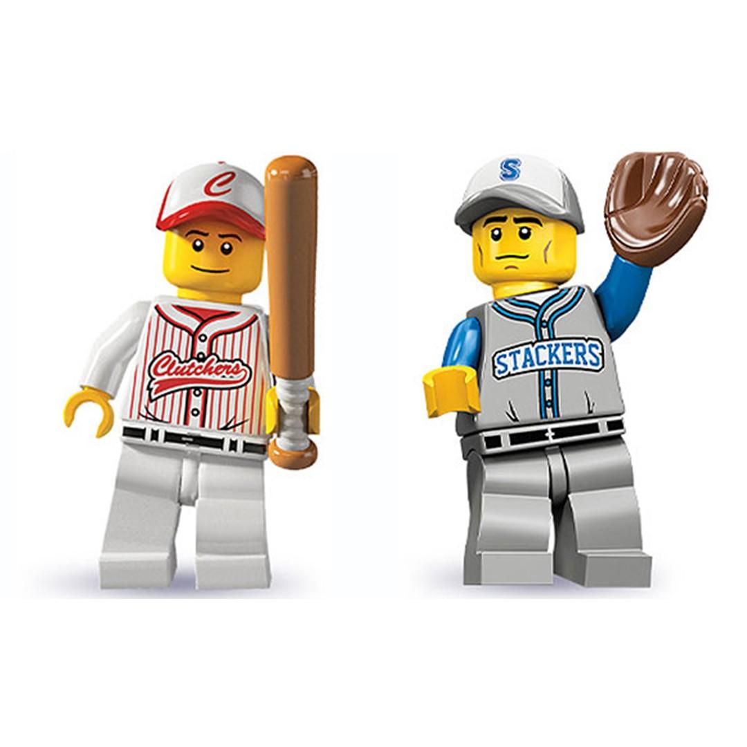 Lego baseball minifigures best sale