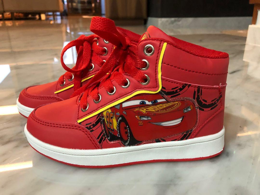 Lightning McQueen shoes, Babies & Kids, Babies & Kids Fashion on Carousell