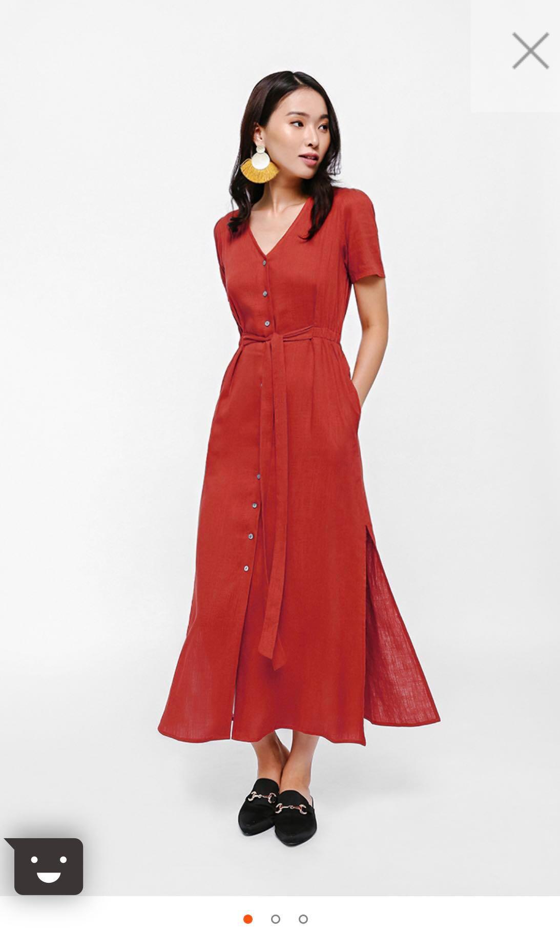 Love Bonito Etteh Shirt Maxi Dress Women s Fashion Dresses