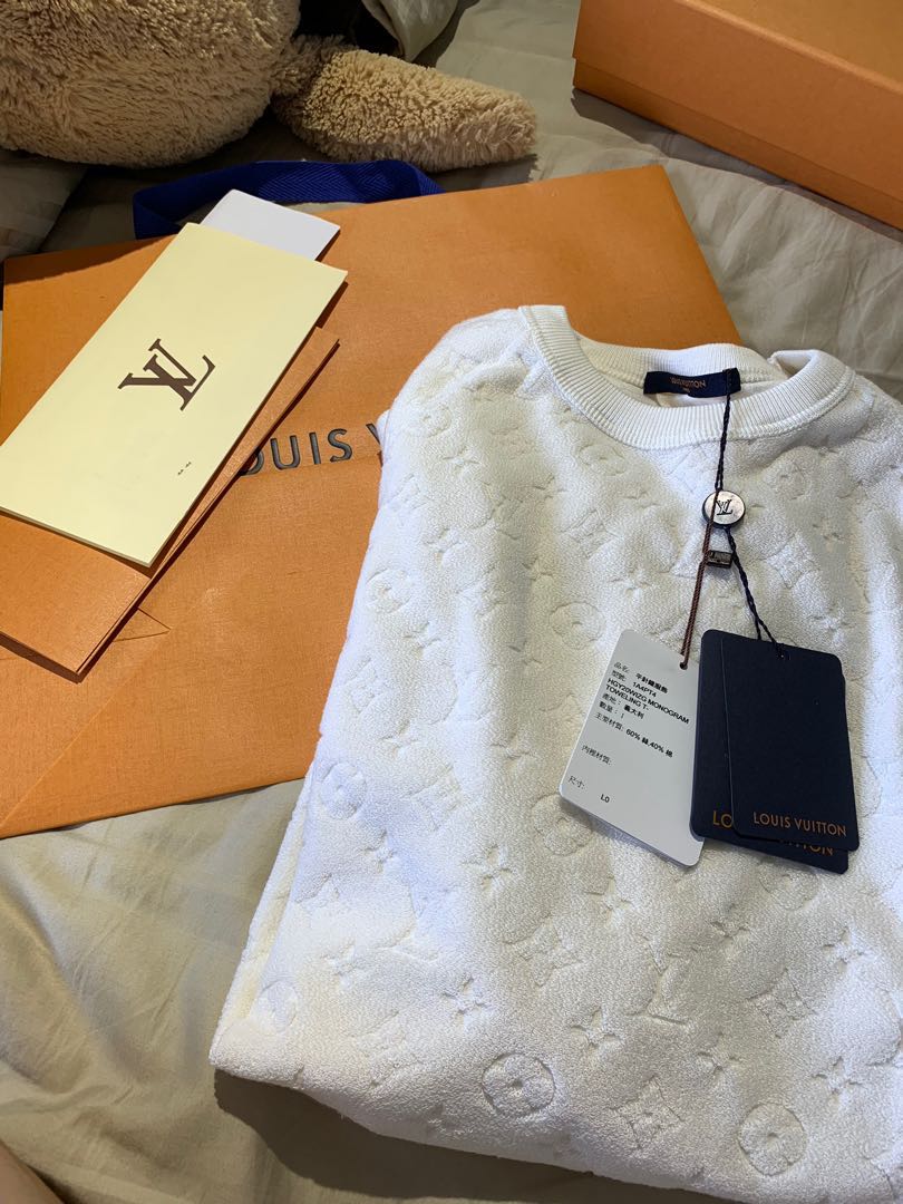 Louis Vuitton Louis Vuitton Monogram Toweling T Shirt  Grailed