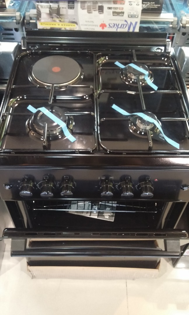 markes 58cm x 60 cm gas range black mgr58blf, Furniture & Home Living