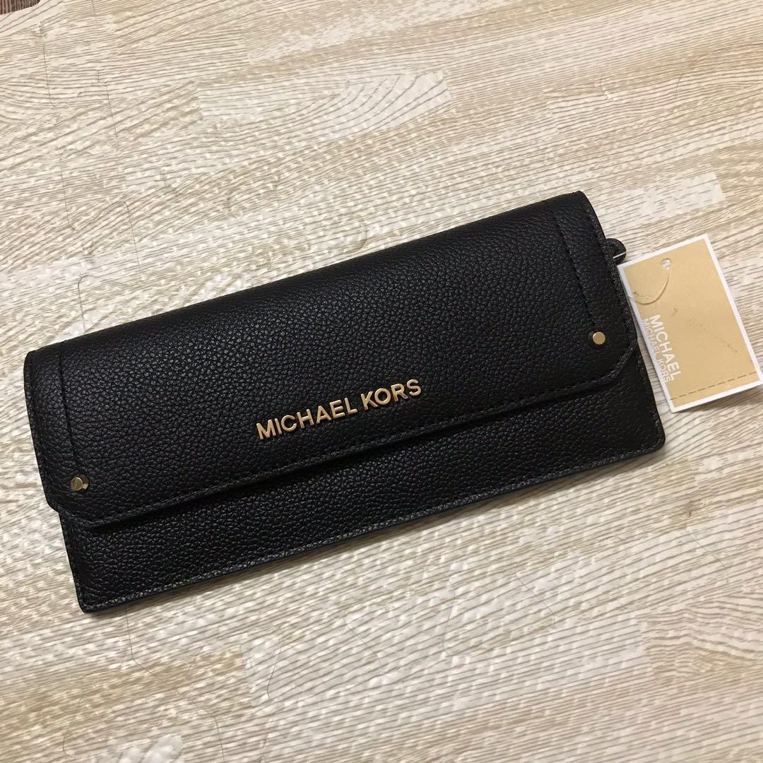 Michael kors hayes flat shop wallet
