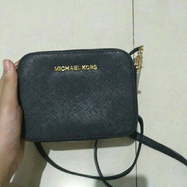 Michael Kors Sling Bag Mini Fesyen Wanita Tas Dompet Di Carousell