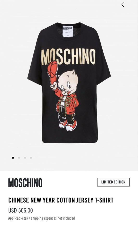 moschino t shirt pig
