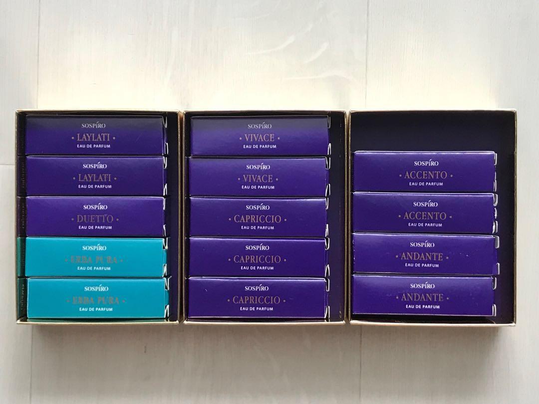 Official Samples From Sospiro Health Beauty Perfumes Deodorants On Carousell