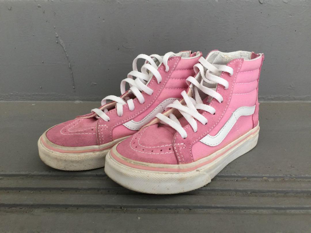 vans shoes for girls blue and pink