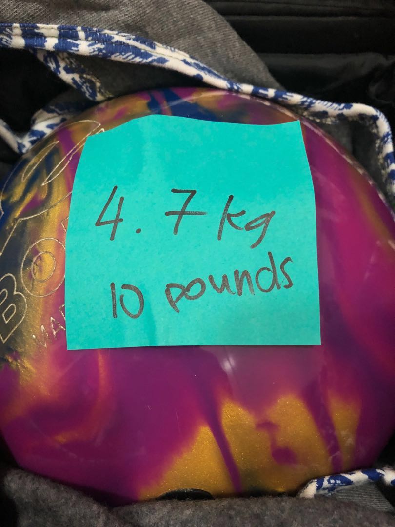PreLoved 10 lb Bowling Ball for Sale, Sports Equipment, Sports & Games