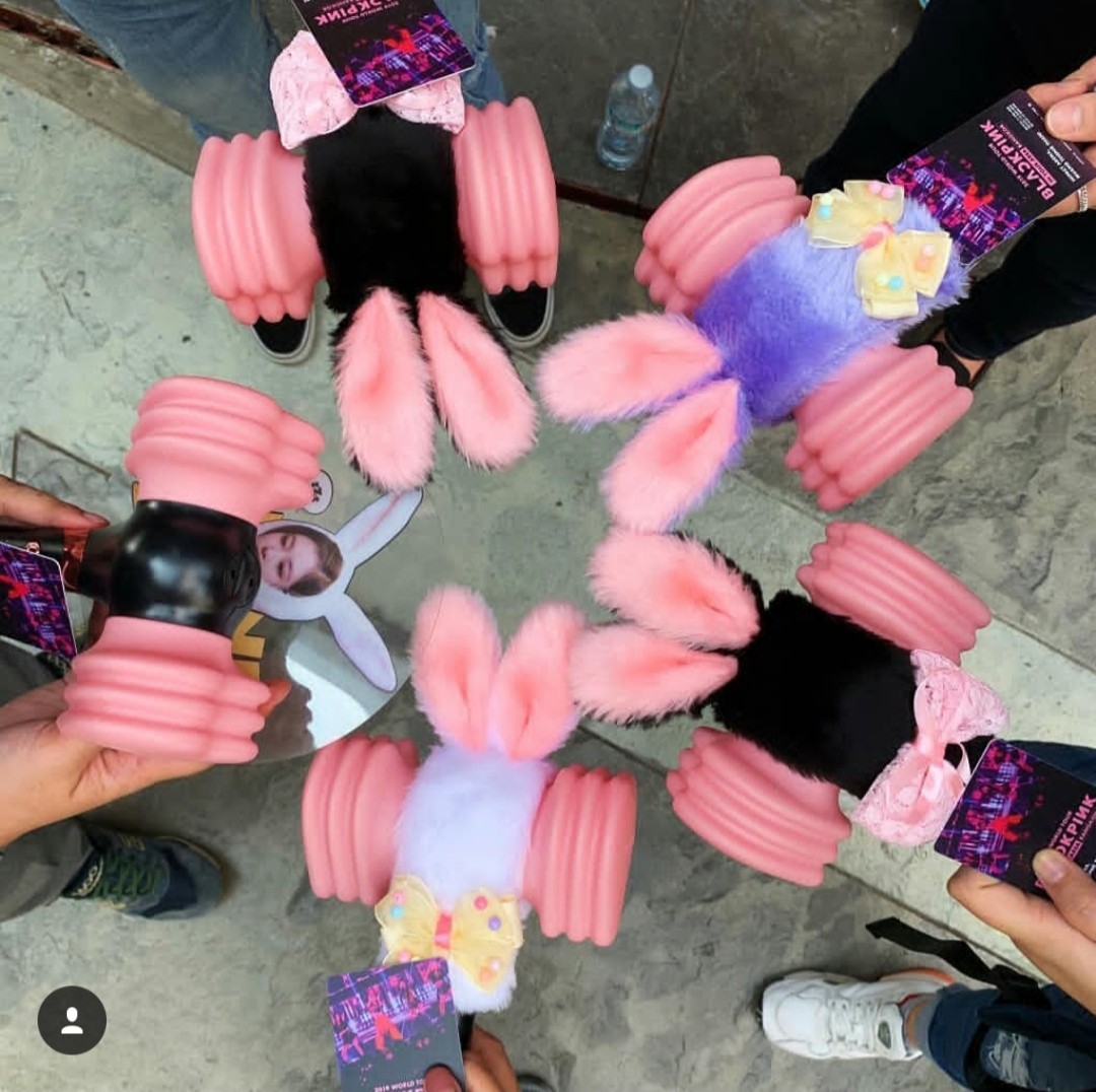 Onhand Blackpink Lightstick Bunny Hat, Hobbies & Toys, Memorabilia