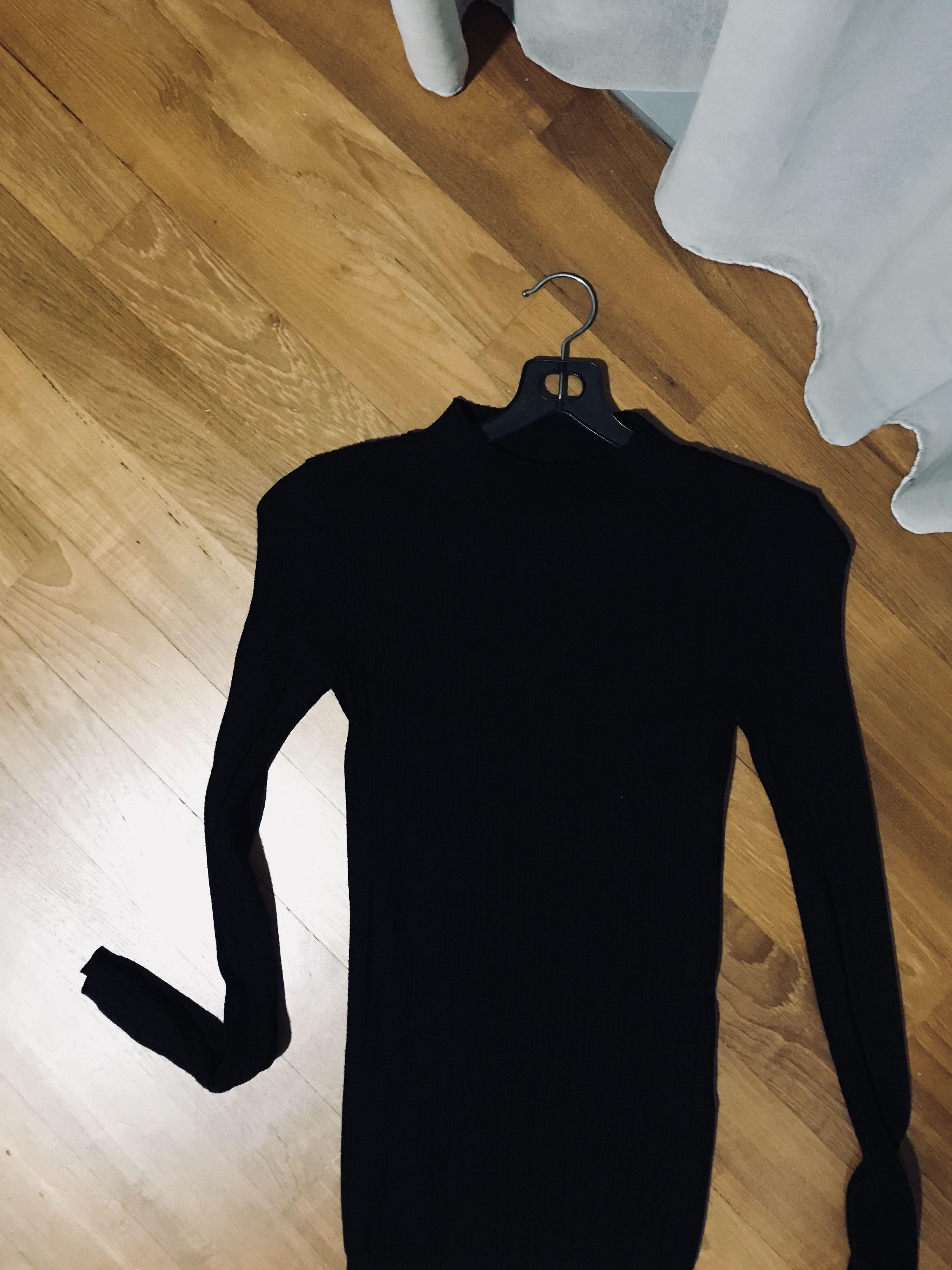 Black long sleeve top primark